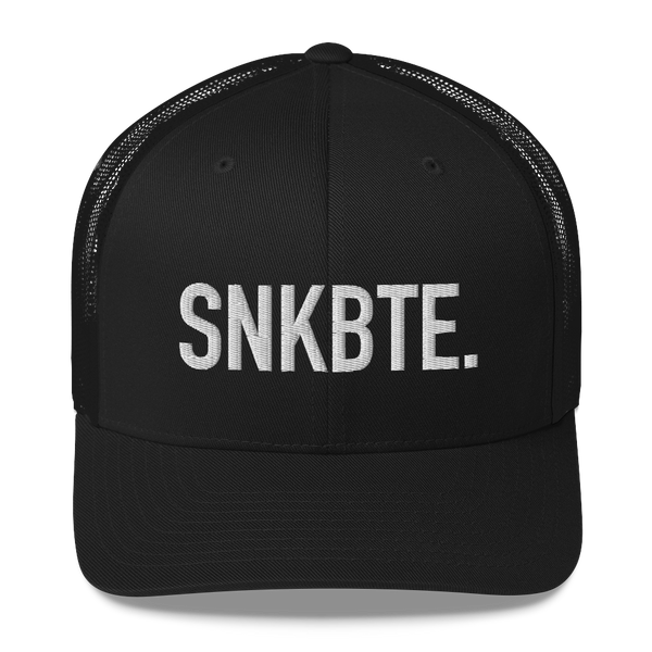 SNKBTE Classic Trucker Cap - Black